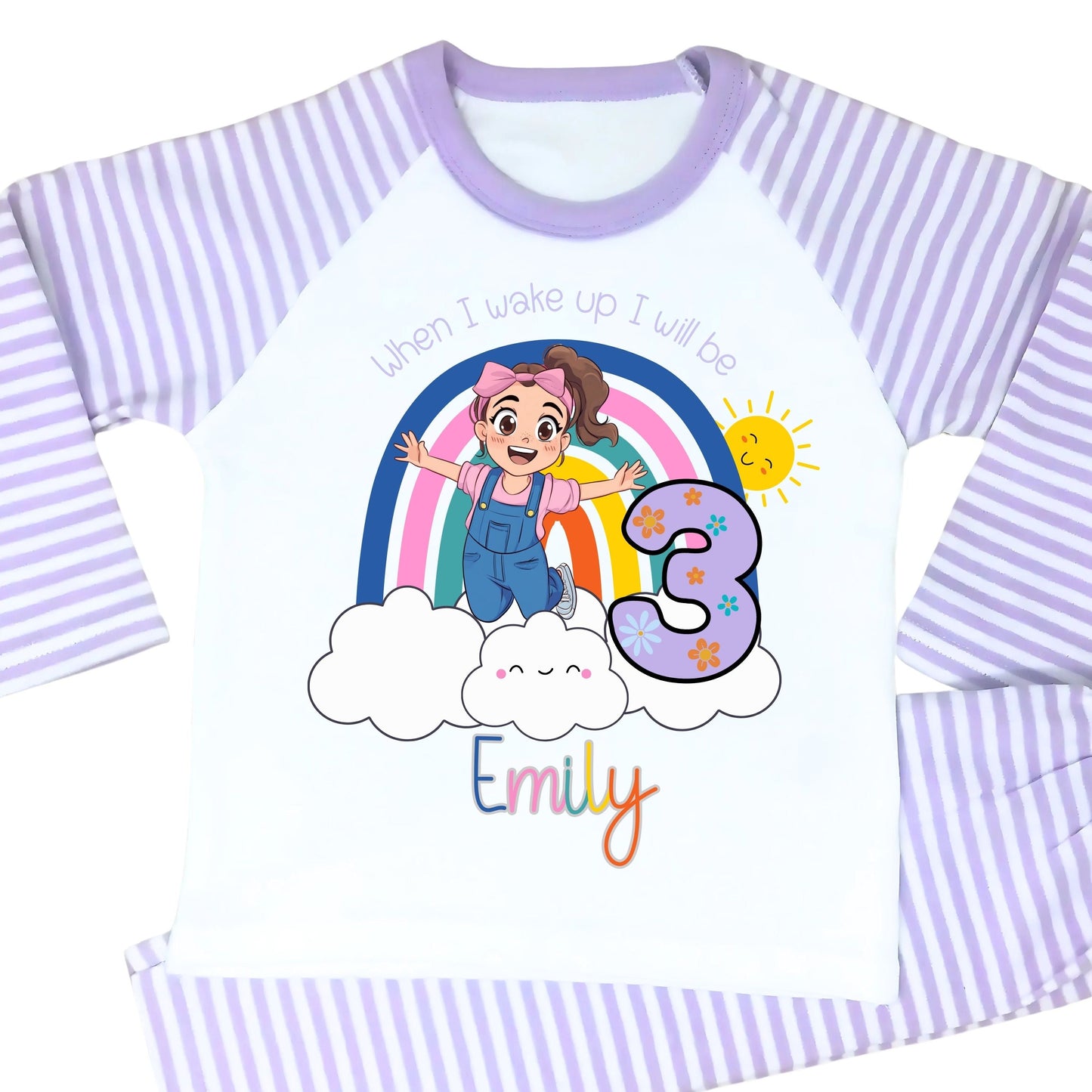 Ms Rachel Birthday Pyjamas, Personalised Ms Rachel Birthday Pjs, When I Wake up I Will be Ms Rachel, Ms Rachel birthday pyjamas, personalised ms rachel birthday pjs