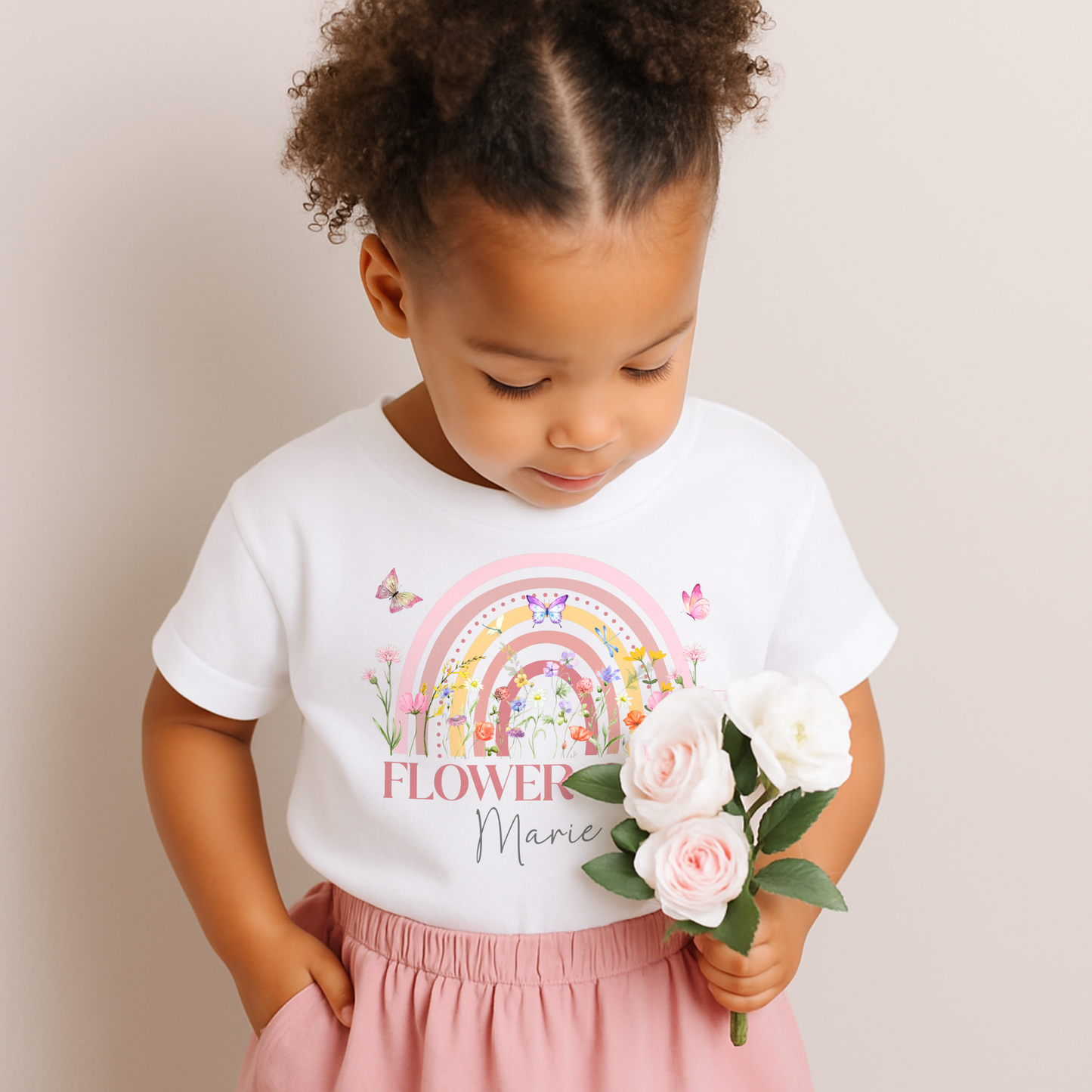 girls wedding party t-shirt, flower girl t-shirt, bridesmaid t-shirt, morning of wedding shirt, wedding party tops, custom toddler, boho style girls shirt