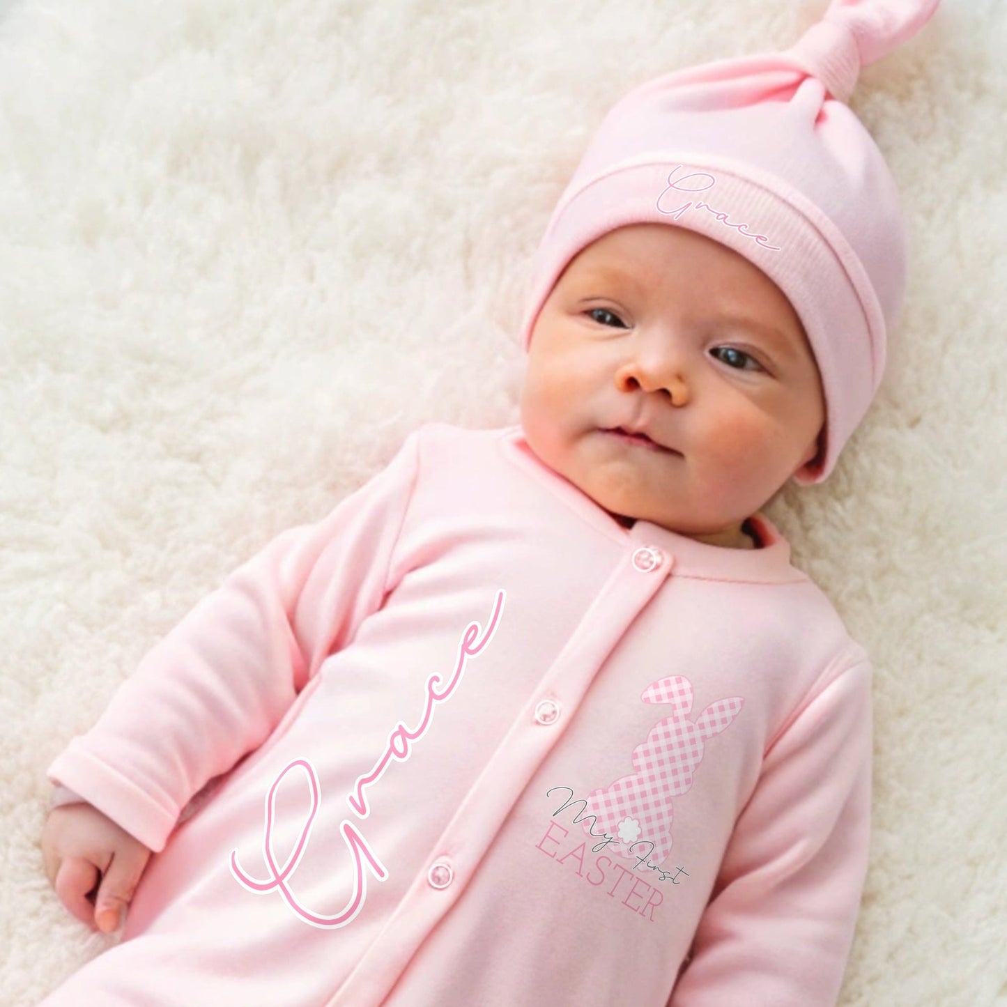 Newborn Easter Outfit - Baby's 1st Personalised Easter Wear, Baby's 1st personalised, newborn easter outfit, 1st Easter