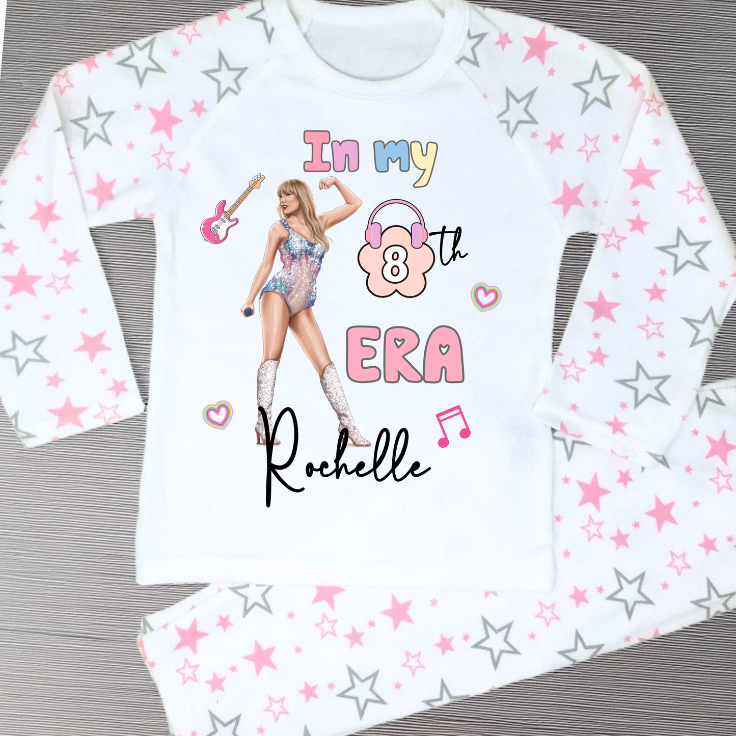 Swiftie birthday pyjamas, taylor swift personalised, in my birthday era, Taylor swift birthday, Taylor Swift with name