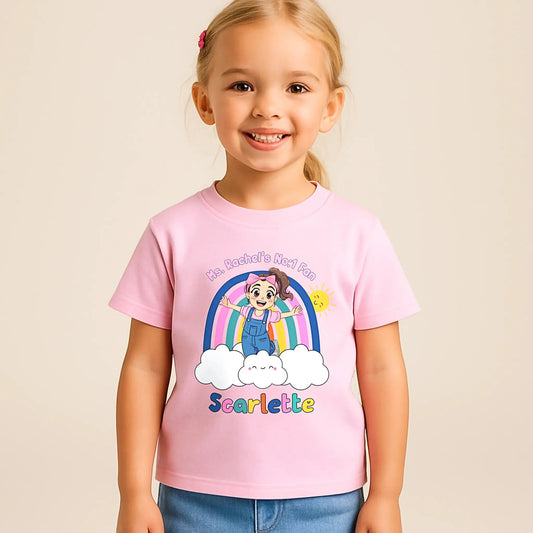 personalised ms Rachel t-shirt, custom name shirt, ms rachel birthday gift