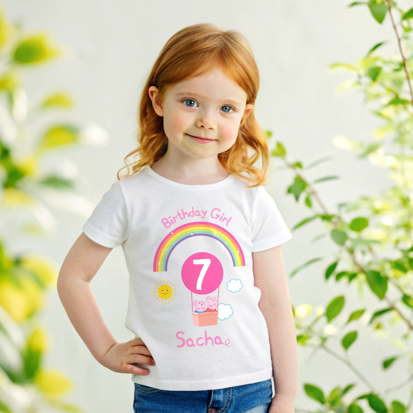 Peppa Pig Birthday t-shirt, Peppa and George Pig tee, Personalised Peppa birthday, Peppa Pig top custom, Peppa Pig birthday gift