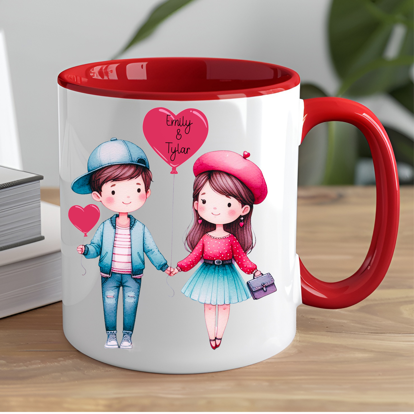 Valentine's Day Mug - Personalised Couple Valentine's Mug Gift