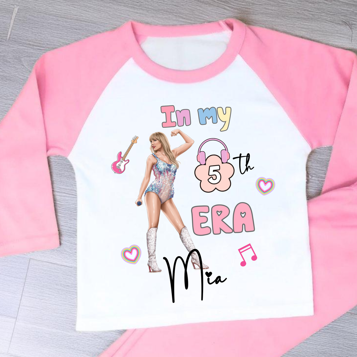 Swiftie birthday pyjamas, taylor swift personalised, in my birthday era, Taylor swift birthday, Taylor Swift with name