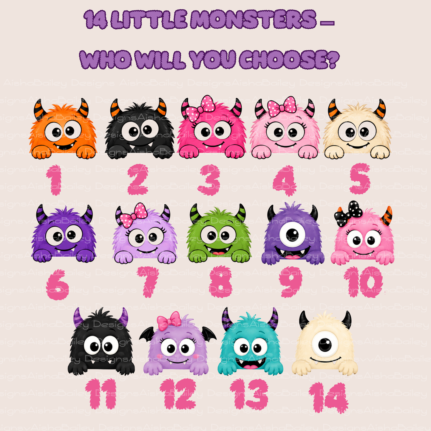 Personalised Halloween Sweatshirt for Kids with child's name and cute monster design, unisex Halloween jumper for boys and girls.