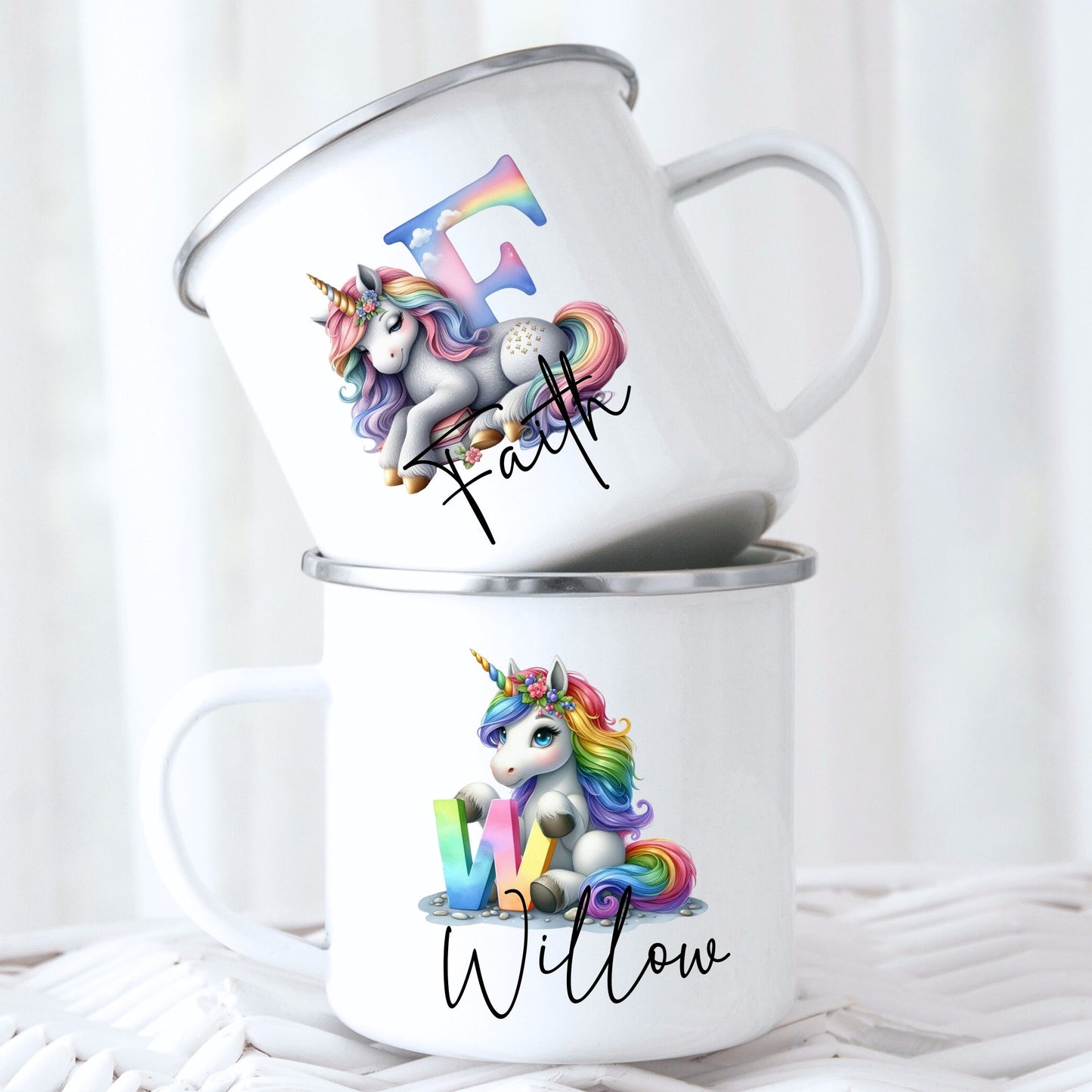 personalised unicorn mug, personalised children's mug, girls unicorn mug, personalised pink unicorn initial cup, unicorn mug for kids, unicorn cup babies, children's unicorn mug, unicorn mug with name, unicorn mug personalised