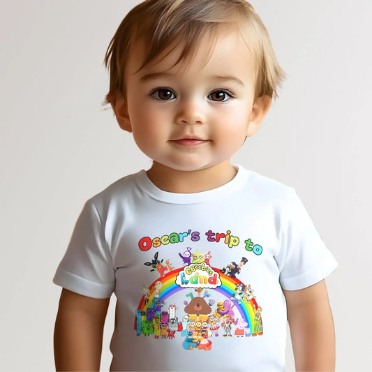 Family Vacation Shirt: Personalised Trip to Cbeebies Land T-shirt, Personalised Cbeebies Land T-shirt, Trip to cbeebies land custom top