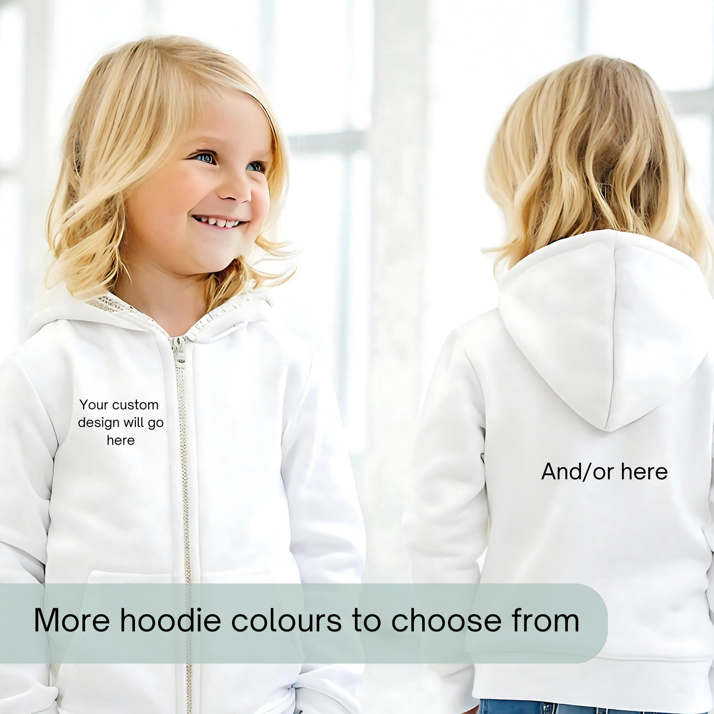 Girls custom hoodie service, hoodie name number, personalised hoodie, birthday hoodie, any text any design, design your own hoodie