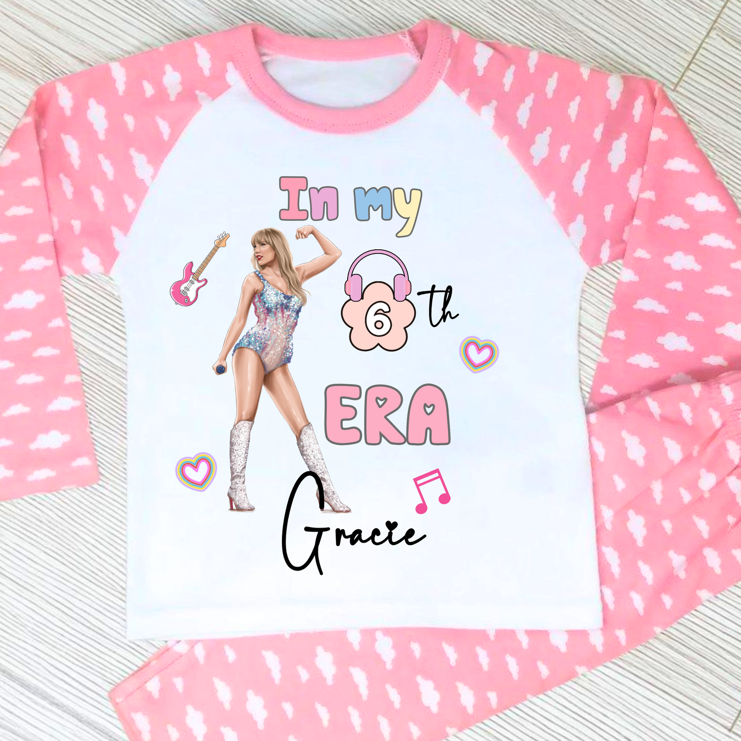 Swiftie birthday pyjamas, taylor swift personalised, in my birthday era, Taylor swift birthday, Taylor Swift with name