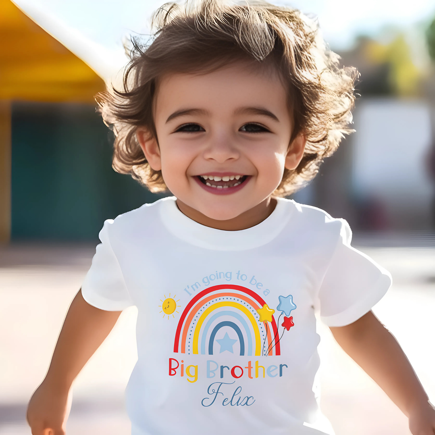 personalised big brother t-shirt, baby announcement, sibling outfit, new baby, promoted to big brother, big sibling outfit