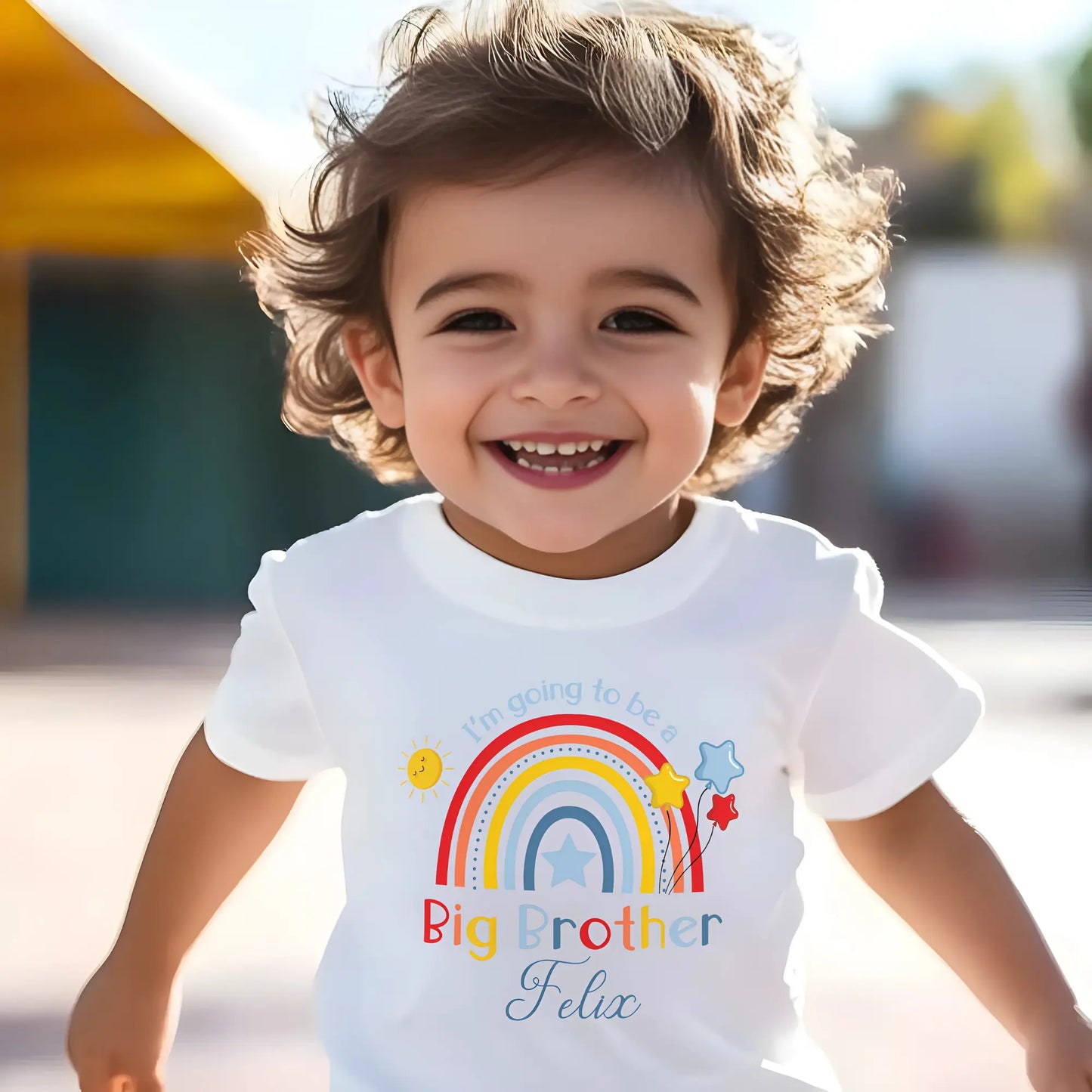 personalised big brother t-shirt, baby announcement, sibling outfit, new baby, promoted to big brother, big sibling outfit