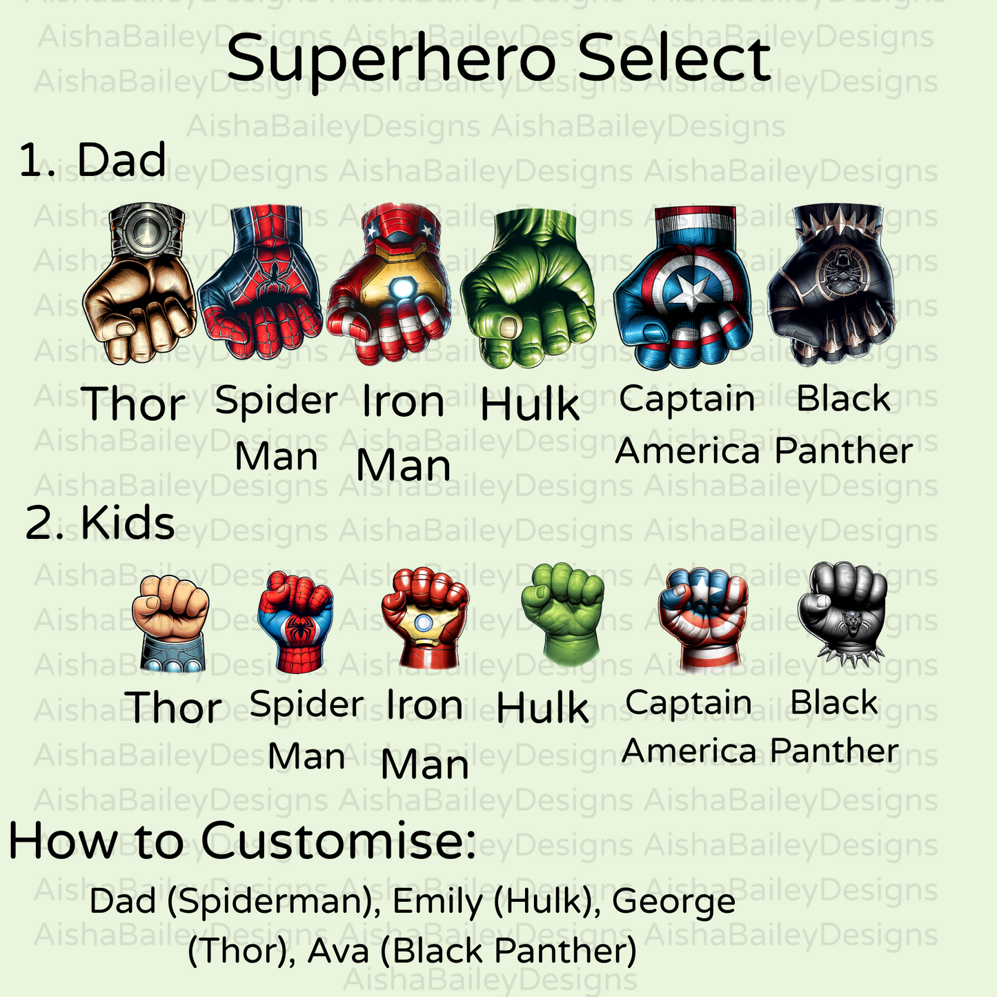 Personalised Father's Day Superhero Dad Fist Pump Mug - Superhero Dad Mug