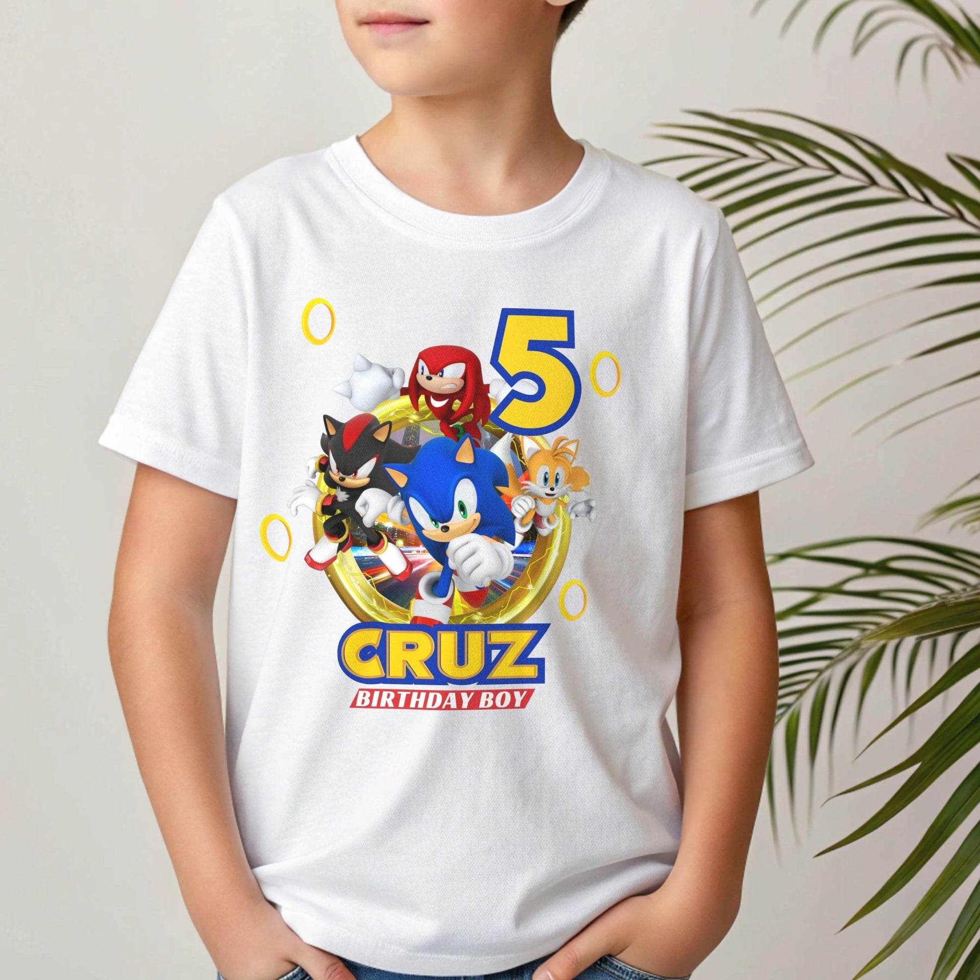 Sonic birthday t-shirt, Sonic gamers tee, custom sonic birthday, boys sonic custom tshirt
