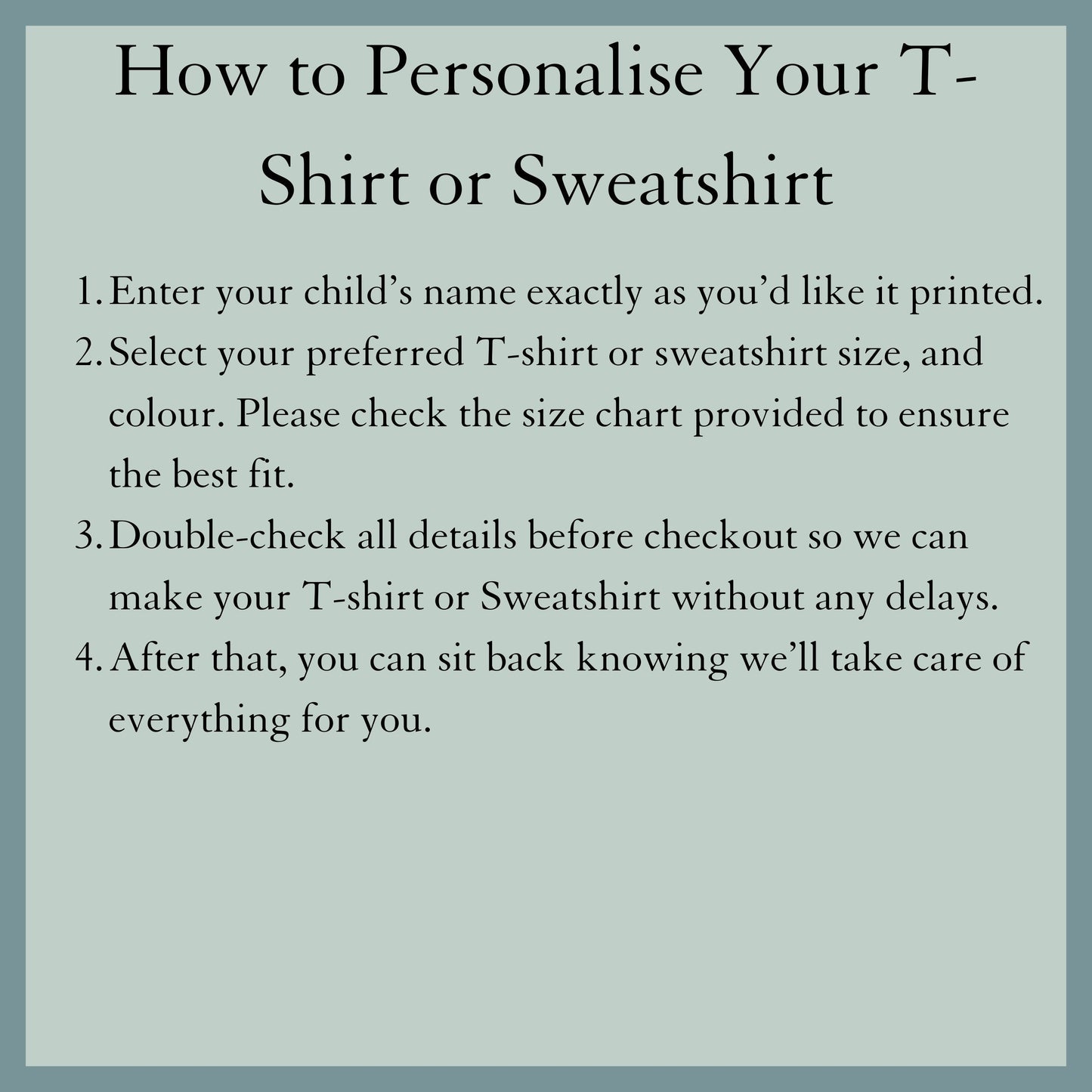 How to personalise instructions for Ms Rachel Personalised Loungewear Set: Ms Rachel custom loungewear set for girls with matching top and bottoms and fun back print design