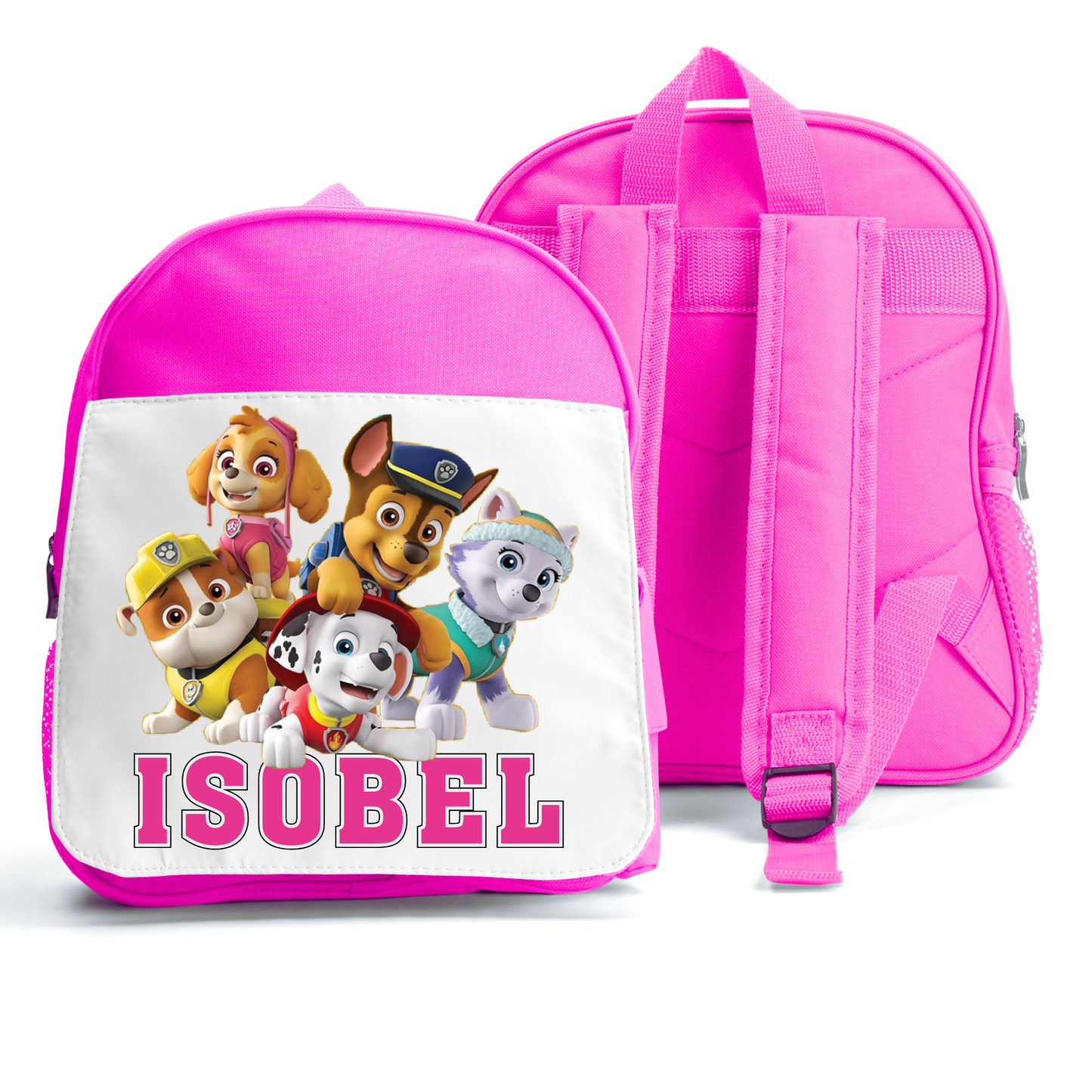 Girls Personalised backpack with Paw Patrol