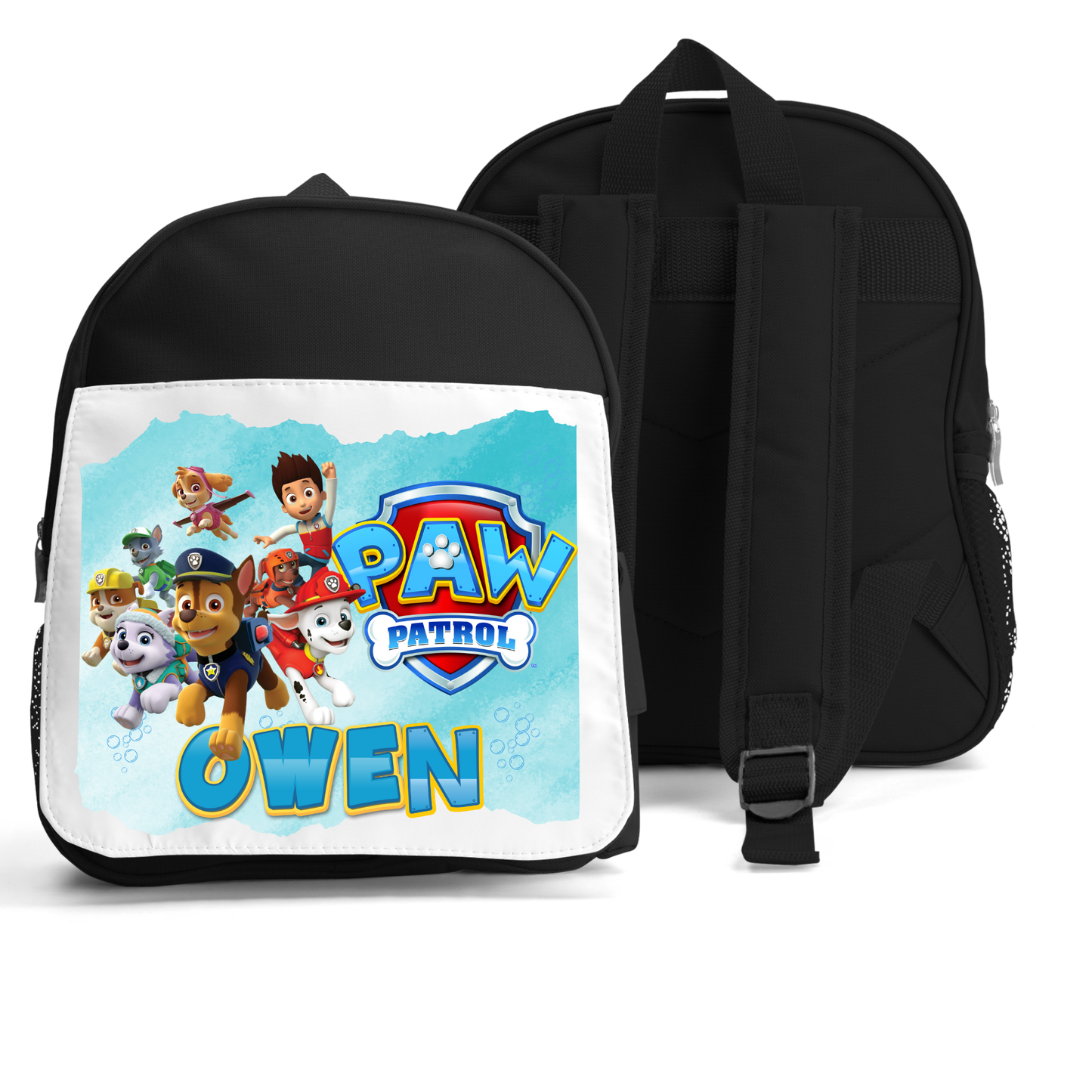 Boys Personalised Backpack - Custom Paw Patrol toddler bag
