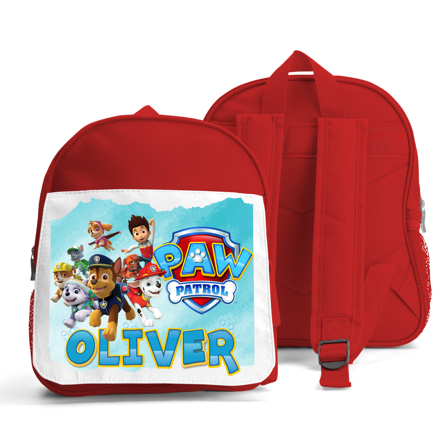 Boys Personalised Backpack - Custom Paw Patrol toddler bag
