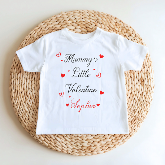 Personalised Valentine's Gift - Matching Sibling Valentine's Day Tee