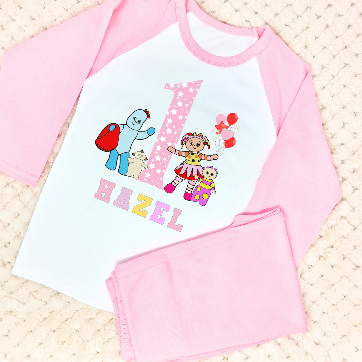 In the night garden birthday pyjamas, when i wake up in the night garden, iggle piggle pajamas, upsy daisy pajamas birthday