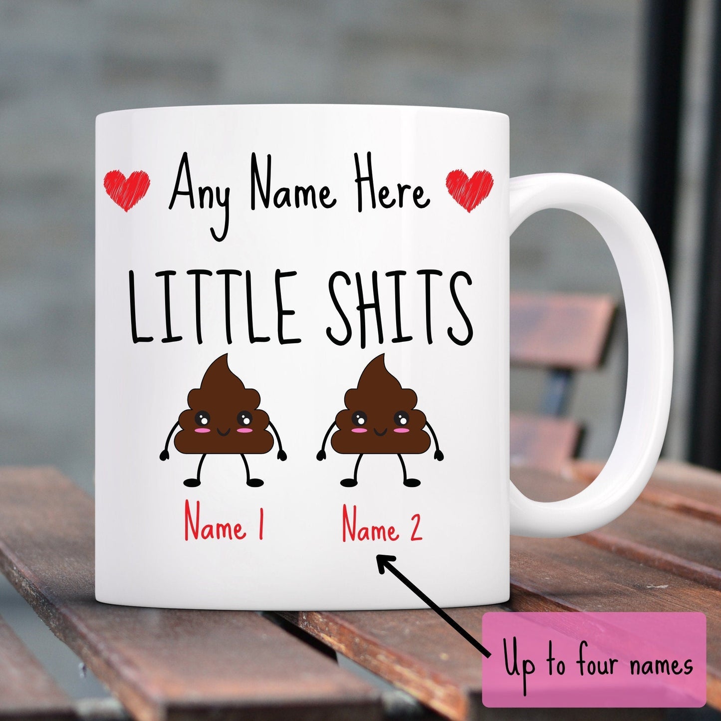 Mum Mug: Personalised Mug Gift for Mama with Kids' Names