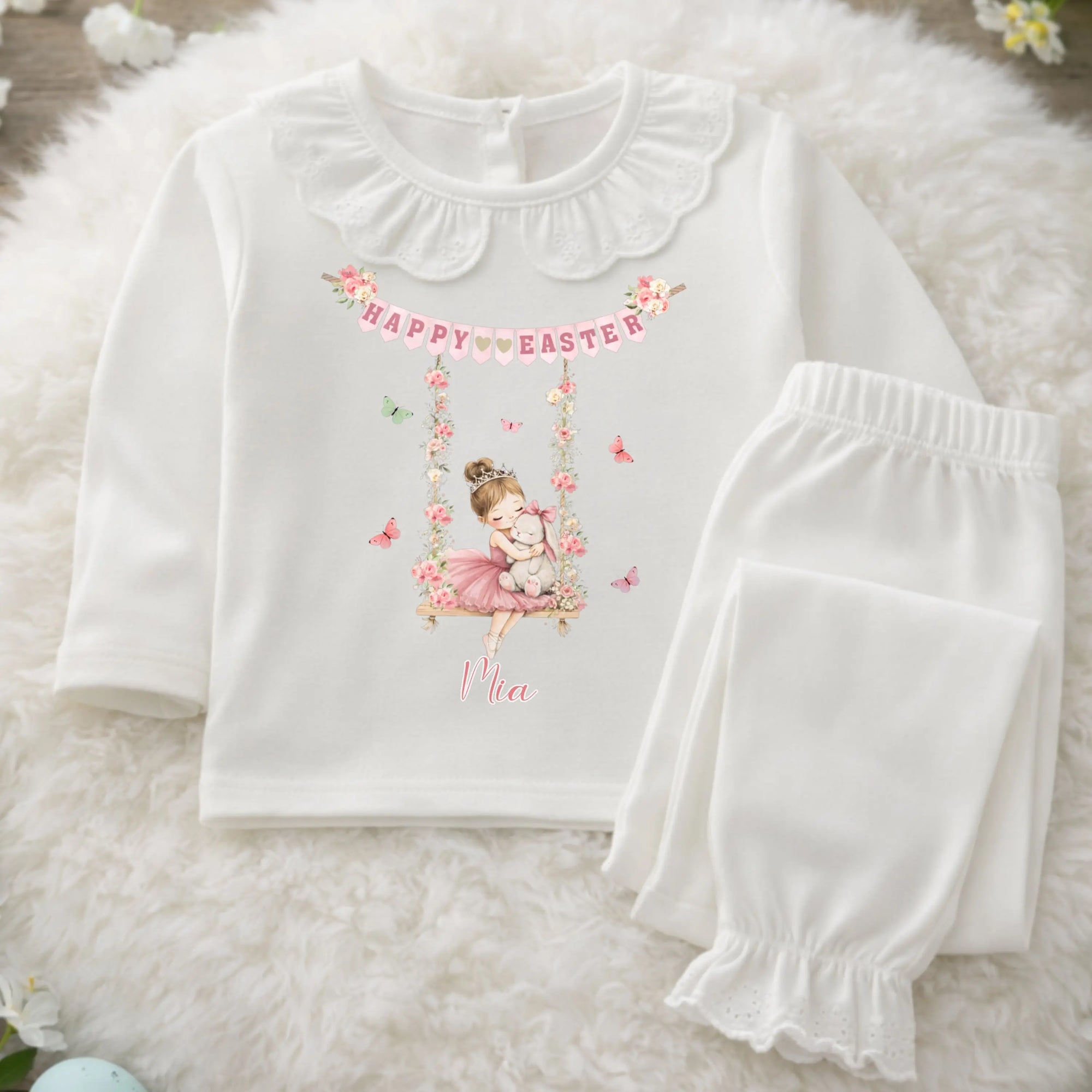 Kids personalised Easter pyjamas collection