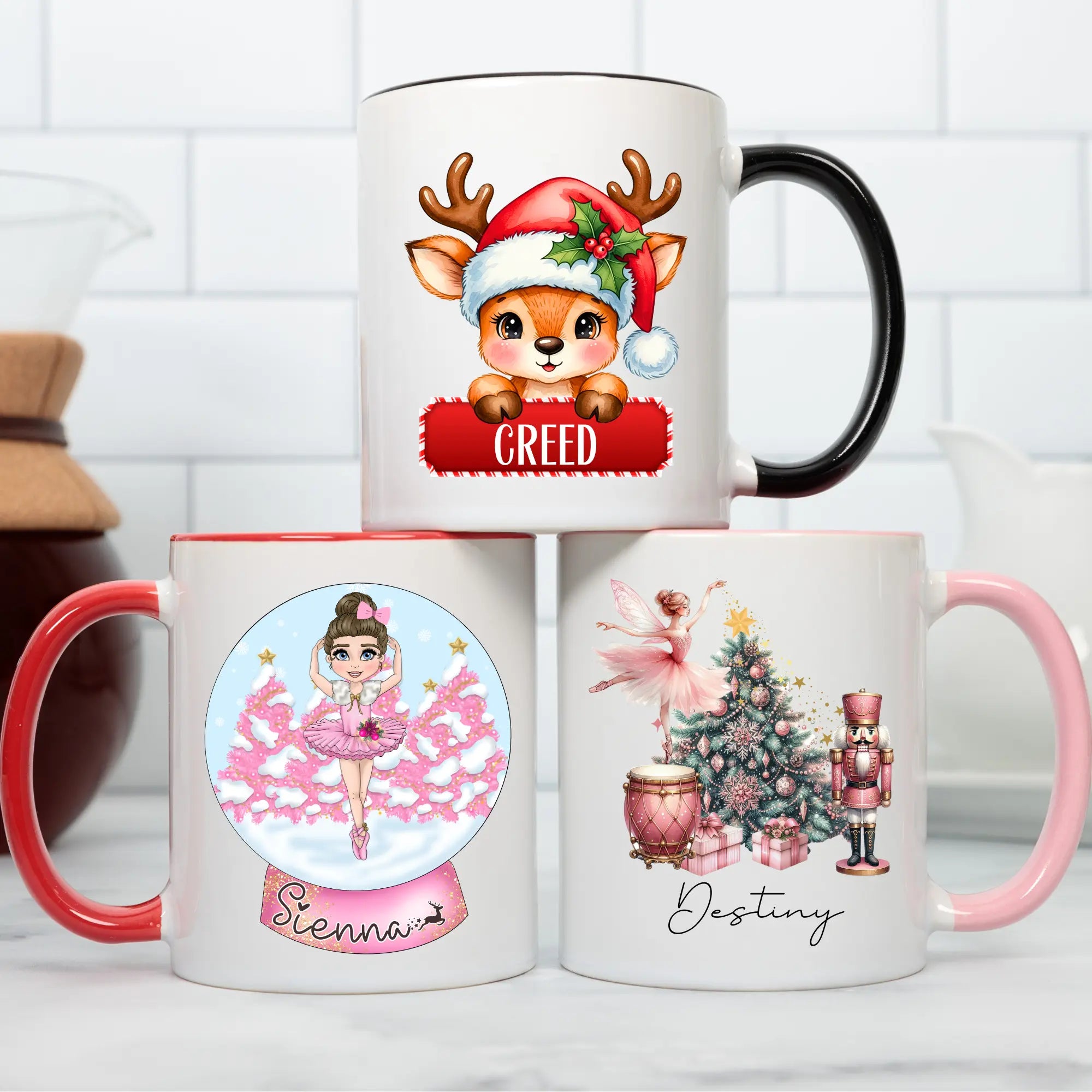 Christmas-Mugs AishaBaileyDesigns