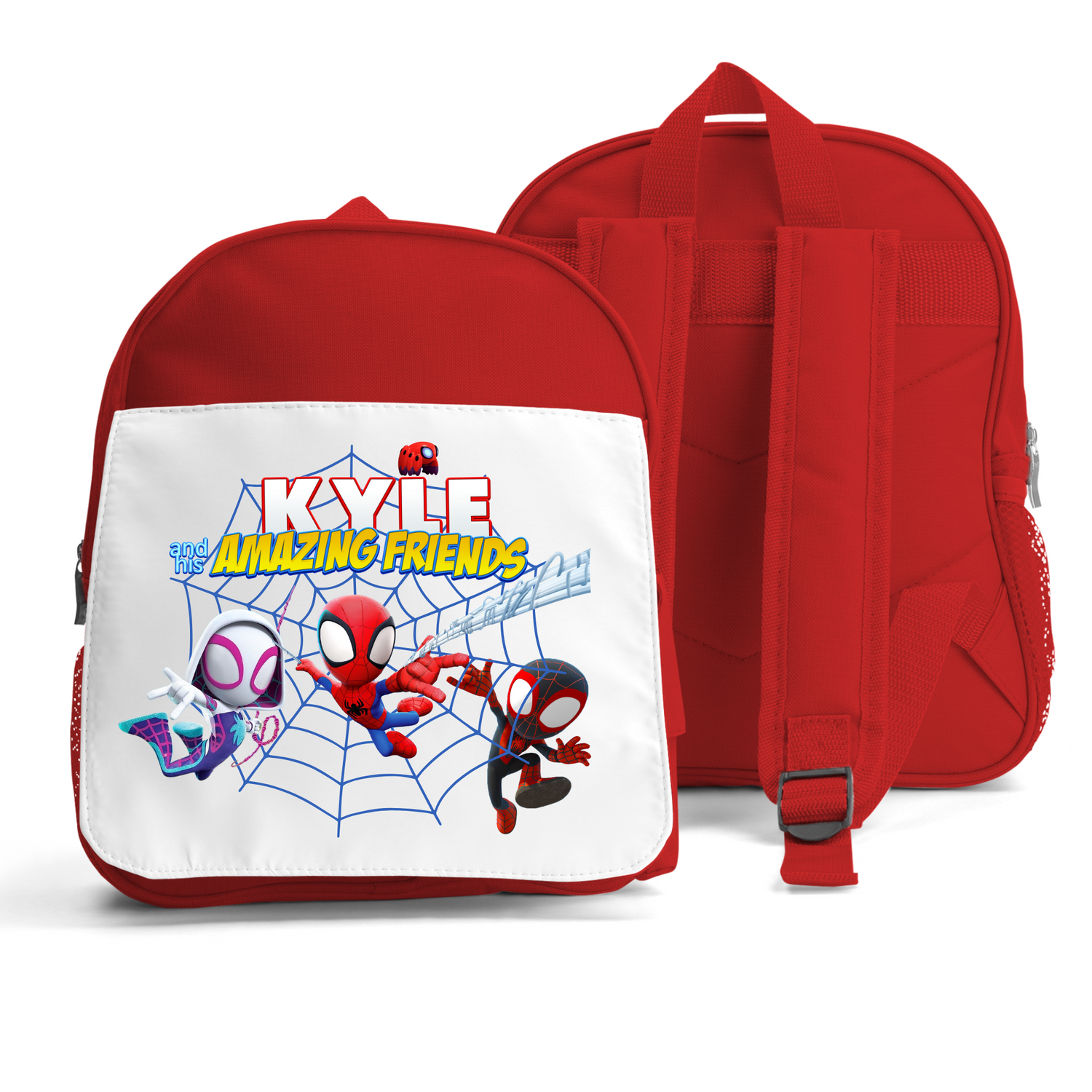Boys Personalised Character Rucksack