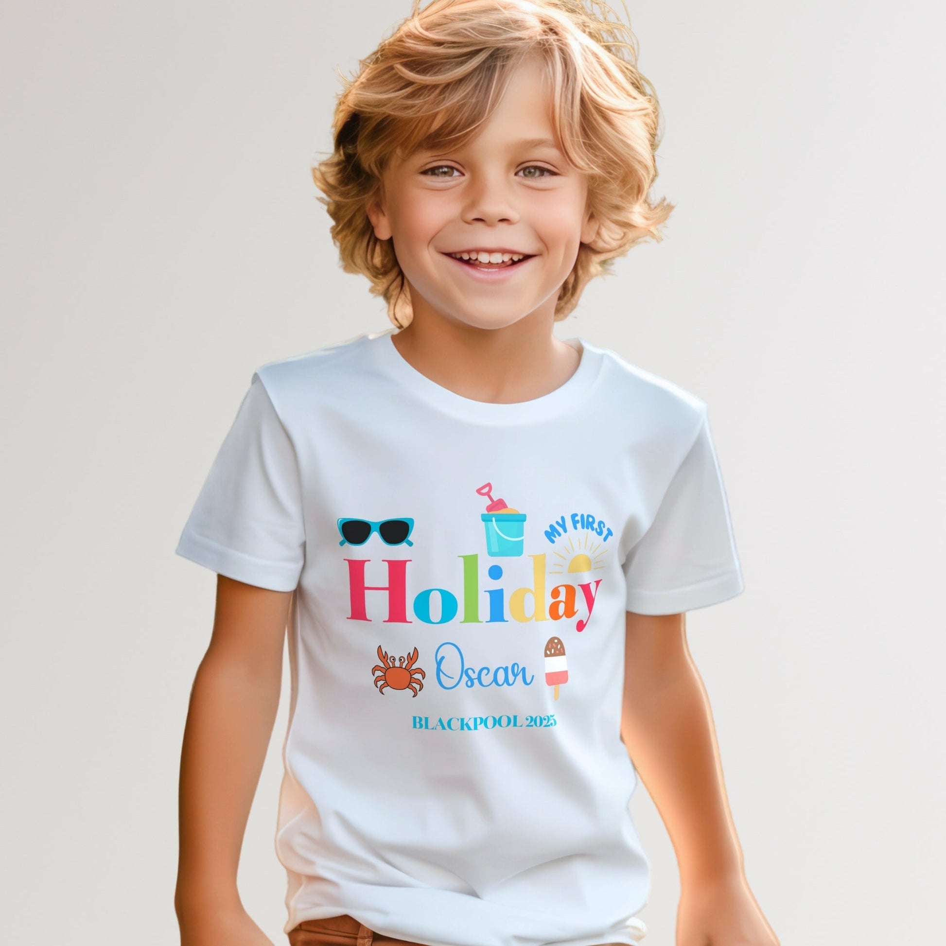 Family Vacation Shirt - Personalised Keepsake for Your First Trip, our first holiday tee, 1st holiday outfit