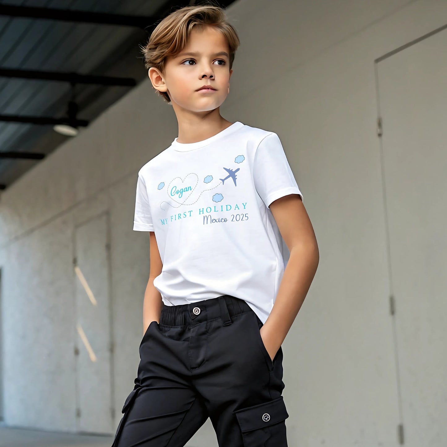 Family Vacation Shirt - Custom My First Holiday T-shirt, kids my first holiday t-shirt, 1st holiday outfit, first holiday top