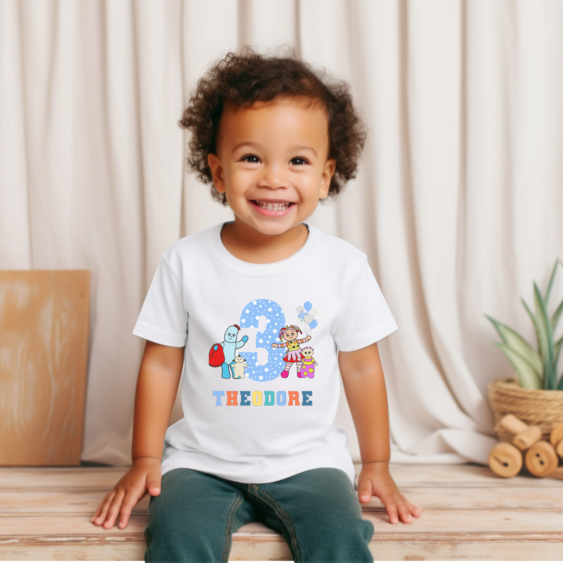 Birthday T-shirt: Personalised Boys' In the Night Garden Gift