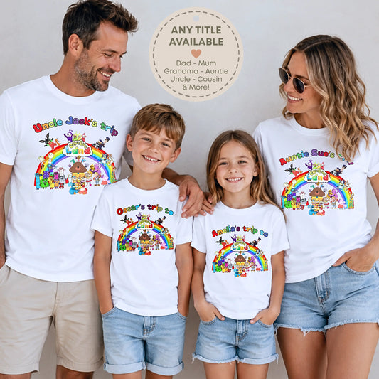 Personalised CBeebies Land Family Matching T Shirts & Baby Bodysuits for Adults, Children & Babies AishaBaileyDesigns