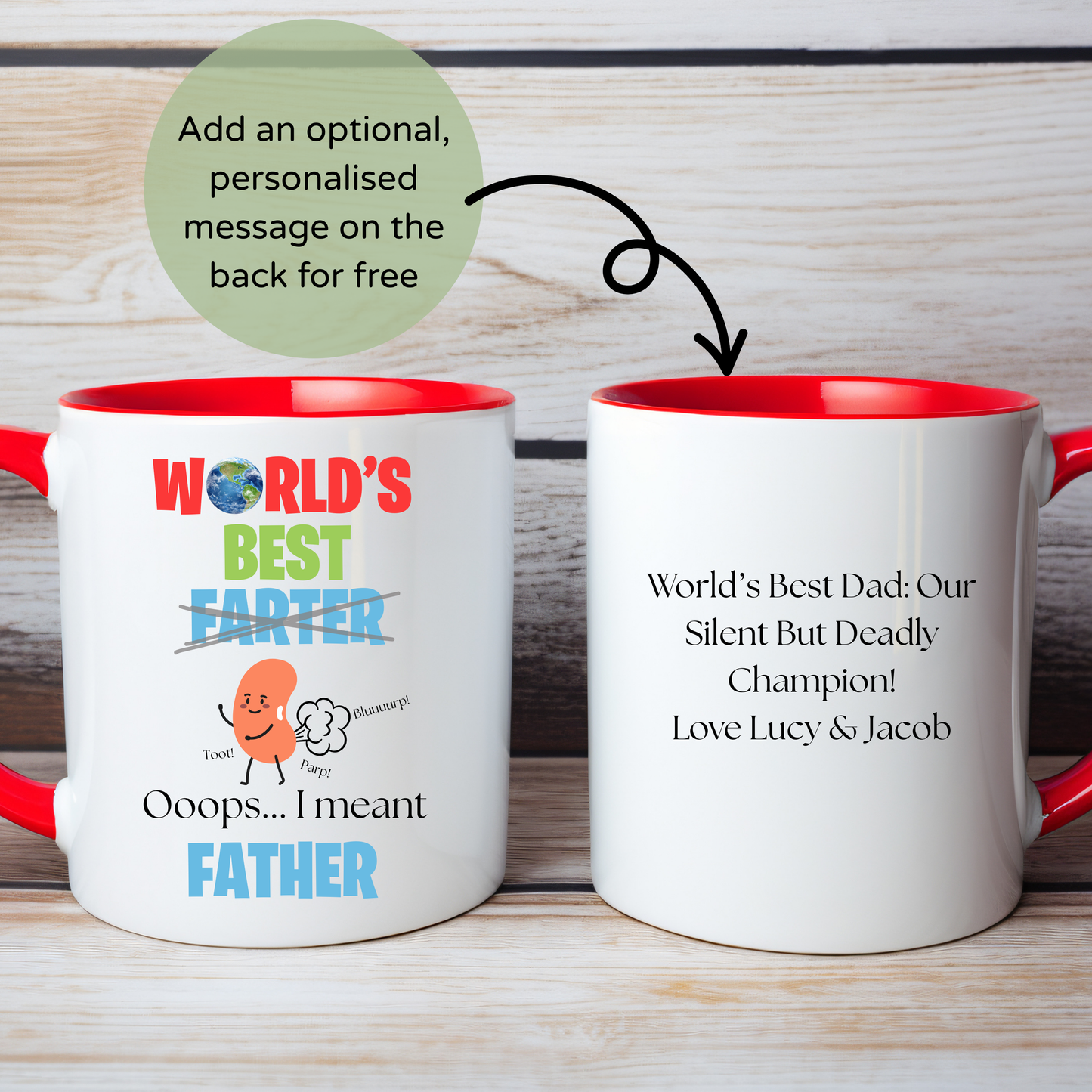 personalised daddy mug, Funny dad mug, world's best daddy mug, cheap gift for dad, unique dad gift