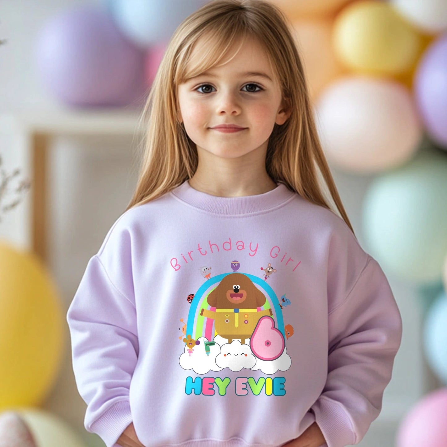Hey Duggee birthday sweatshirt, hey duggee custom jumper, hey duggee birthday gift, hey duggee birthday, girls birthday outfit