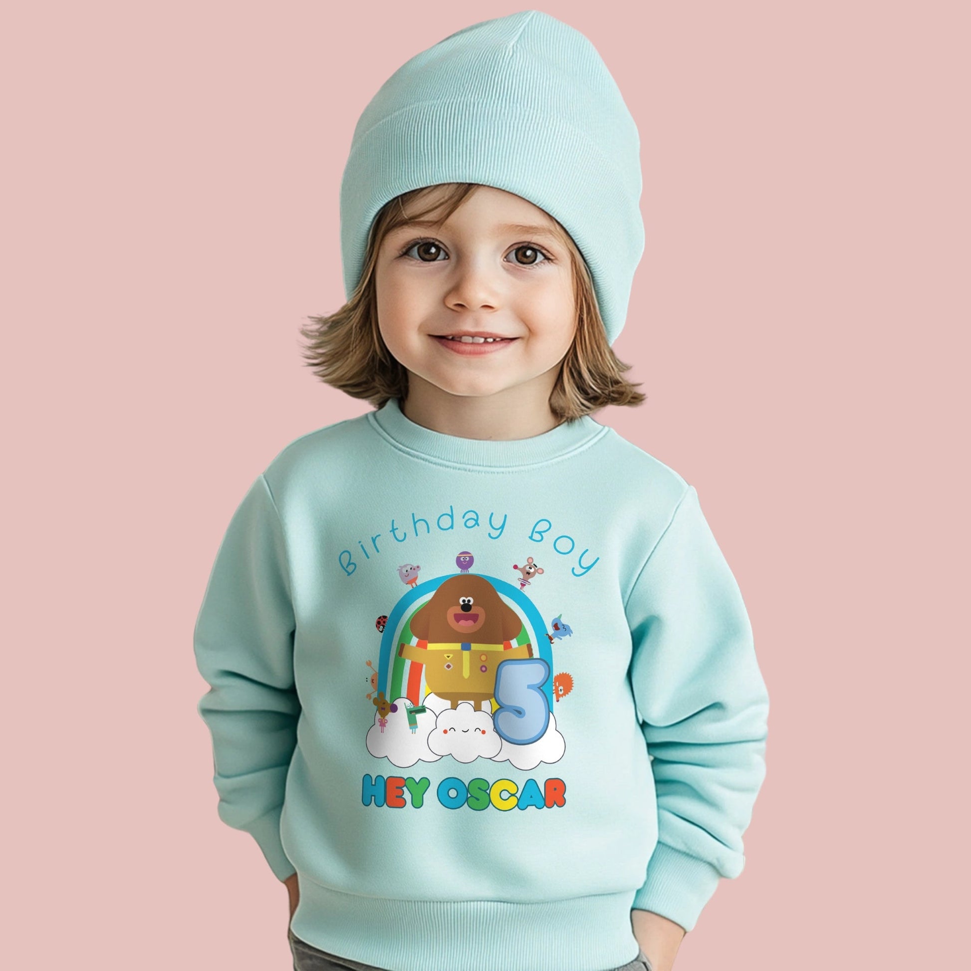 Hey Duggee Birthday Sweatshirt, birthday jumper hey duggee, hey duggee birthday, boys hey duggee birthday, hey duggee sweatshirt