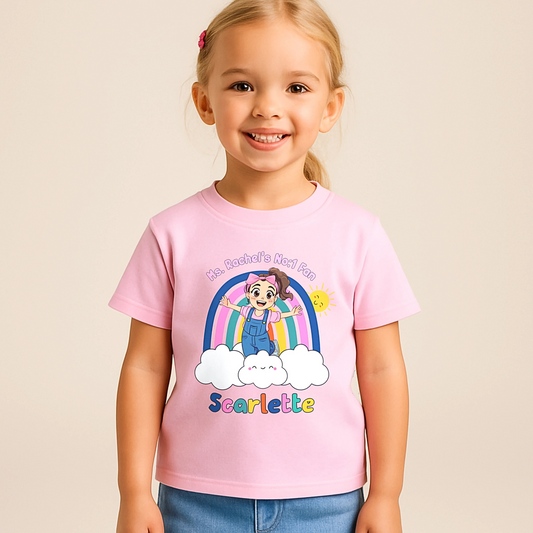 personalised ms Rachel t-shirt, custom name shirt, ms rachel birthday gift
