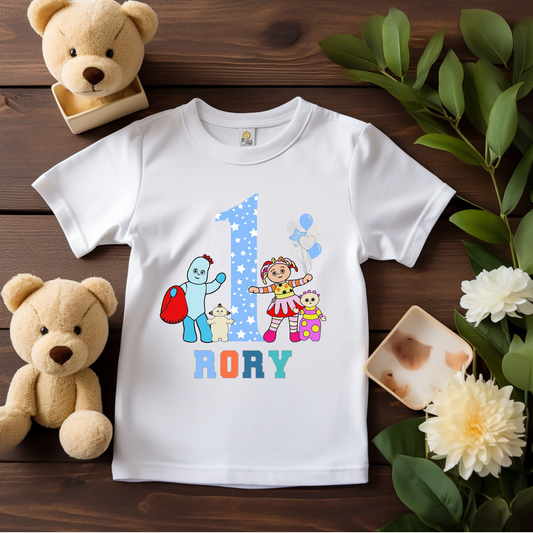 Birthday T-shirt: Personalised Boys' In the Night Garden Gift