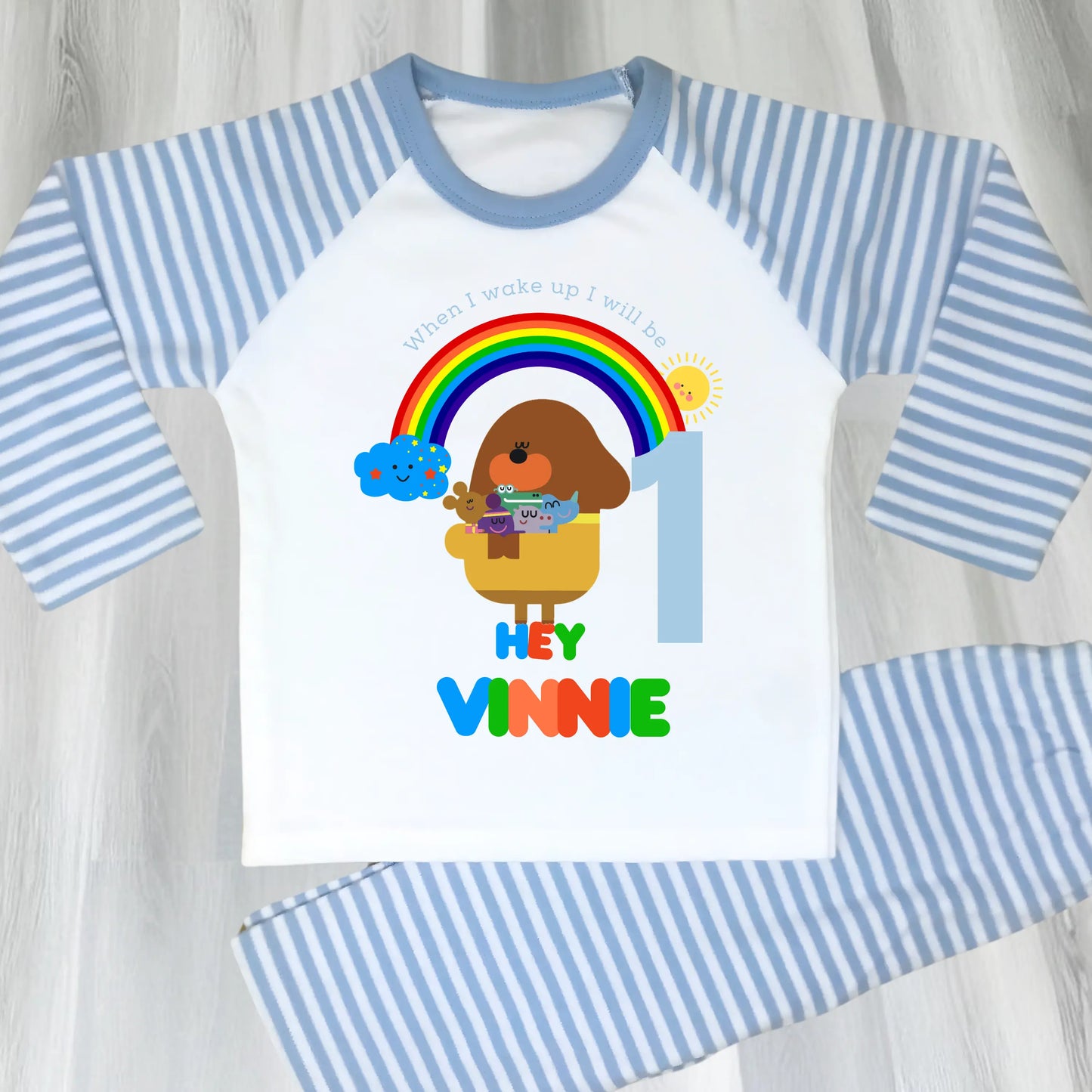 Personalised Boys Hey Duggee Birthday Pyjamas  - any name and age AishaBaileyDesigns