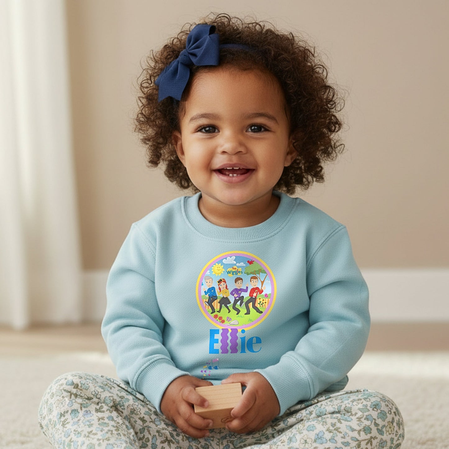 Personalised Wiggles Sweatshirt Jumper with custom name for everyday wear