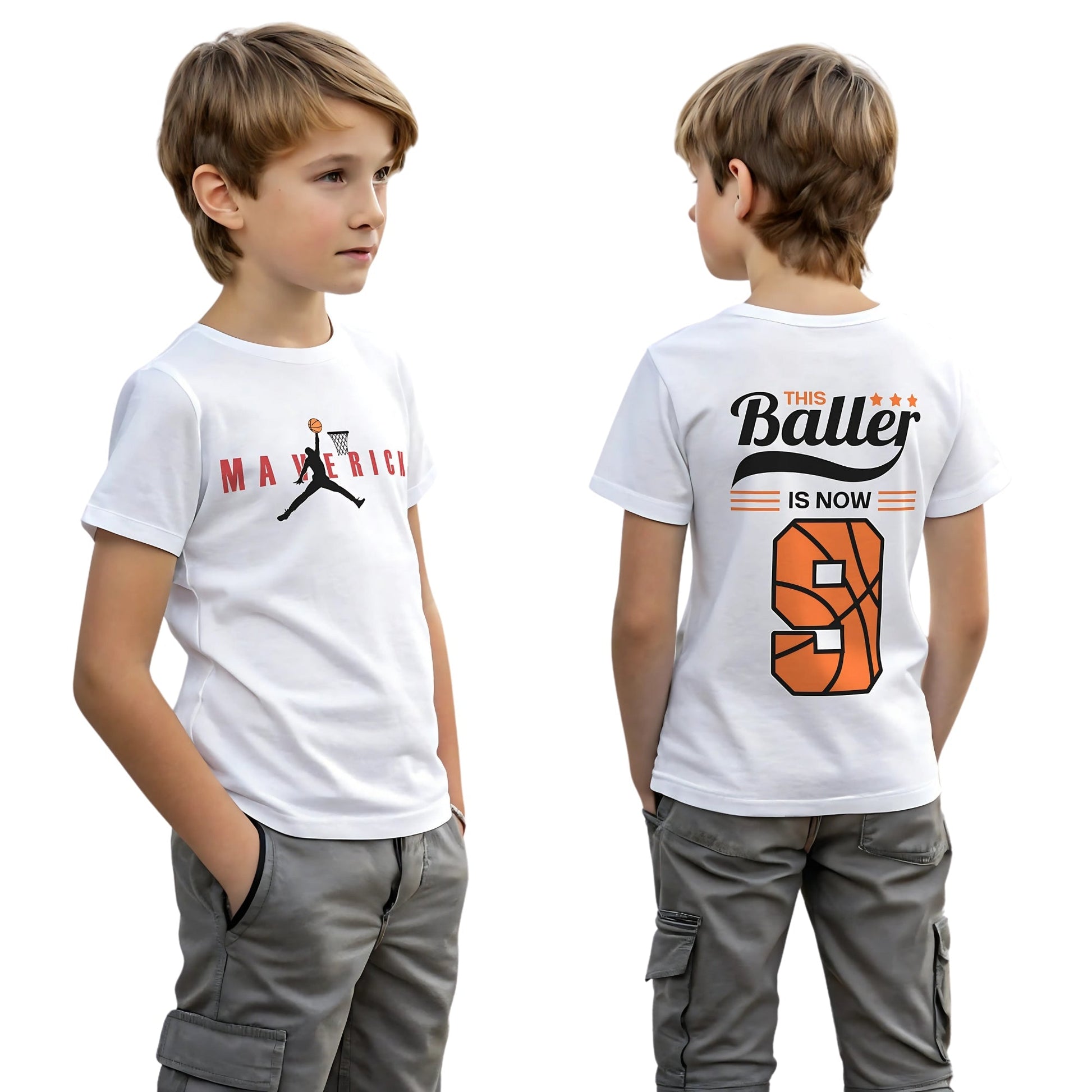 Basketball Birthday T-shirt for Boys' Personalised Basketball Birthday Tee, boys basketball top, boys basketball birthday, custom basketball tee, basketball birthday tshirt