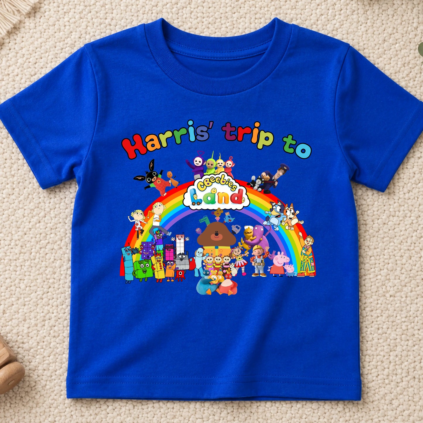 CBeebies Land T-Shirt - Personalised First Trip Family Vacation Shirt AishaBaileyDesigns