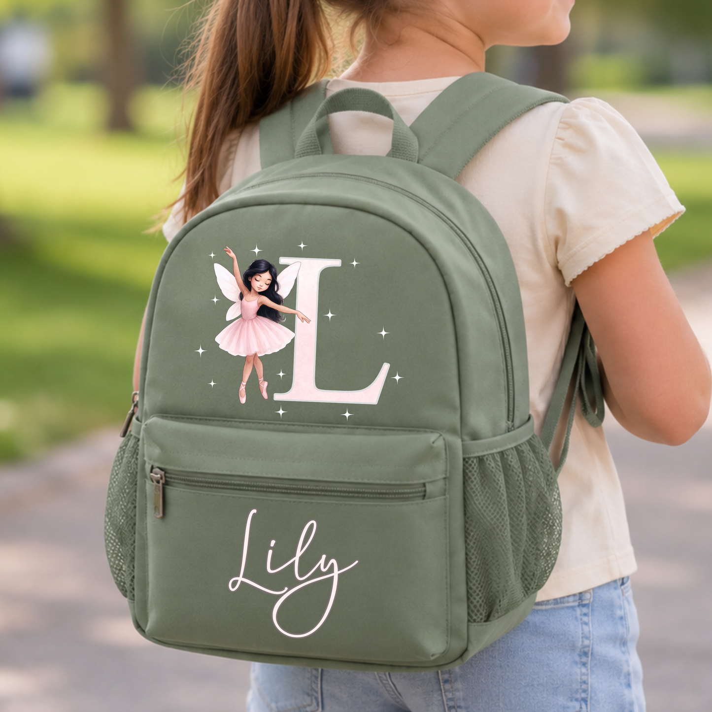 Personalised Ballerina Backpack for Girls | Custom School Bag