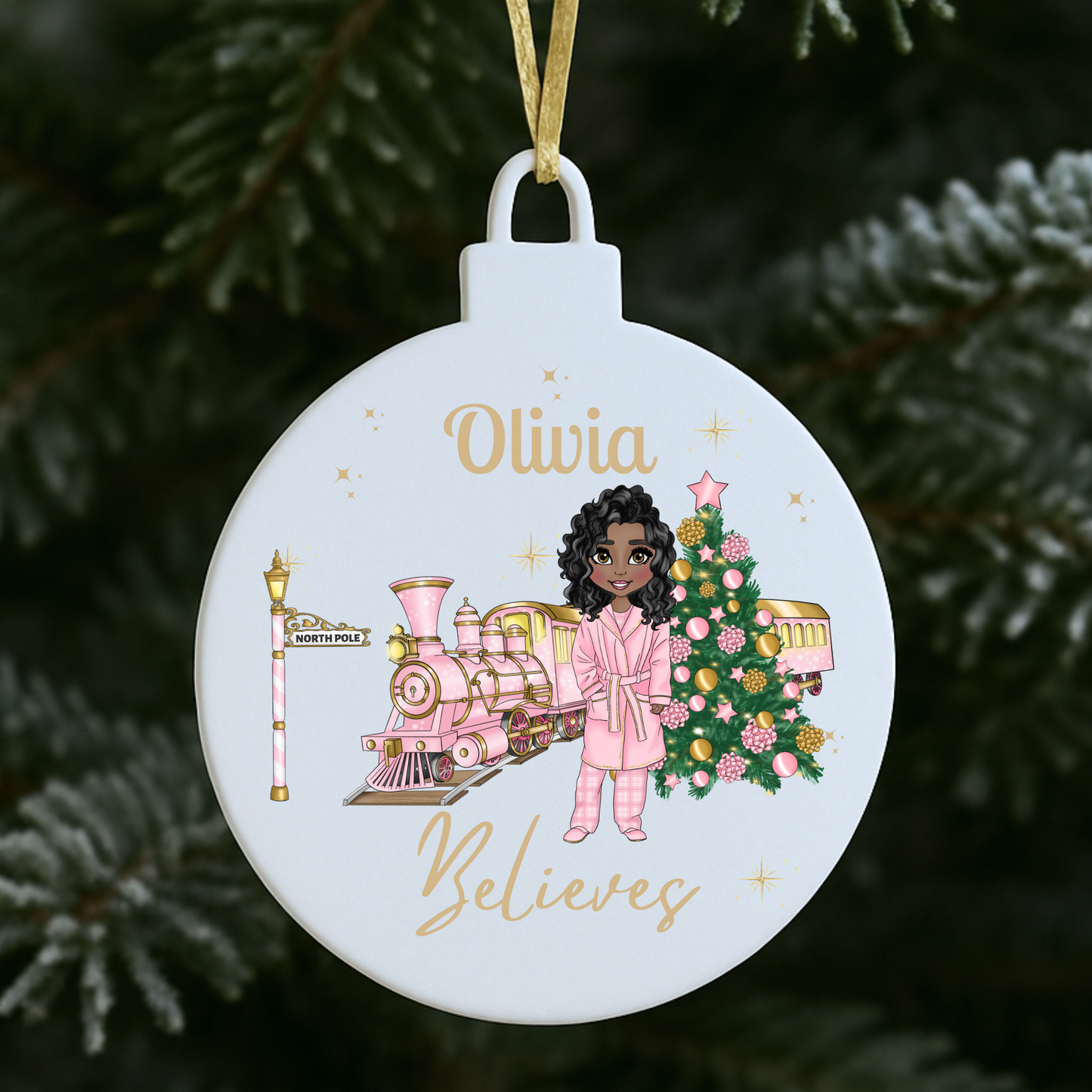 Personalised Christmas Ornament, Christmas Tree decoration custom, Gift for kids, unique christmas gift