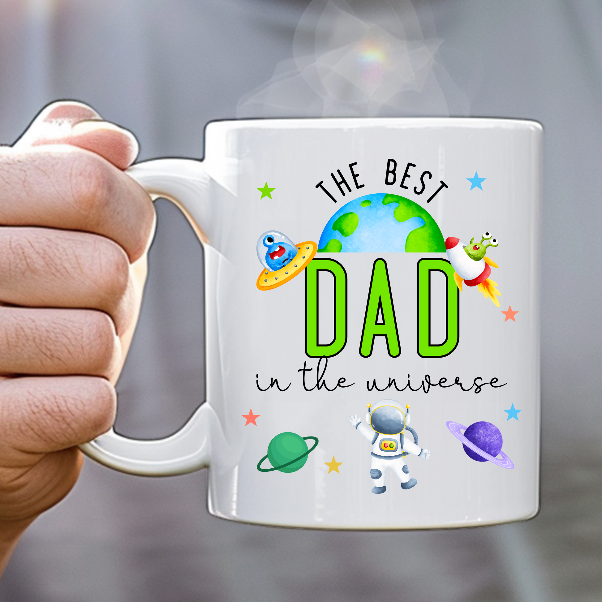 Personalised dad mug, Best dad in the universe, Father's day gift, dad mug personalised, unique dad birthday gift