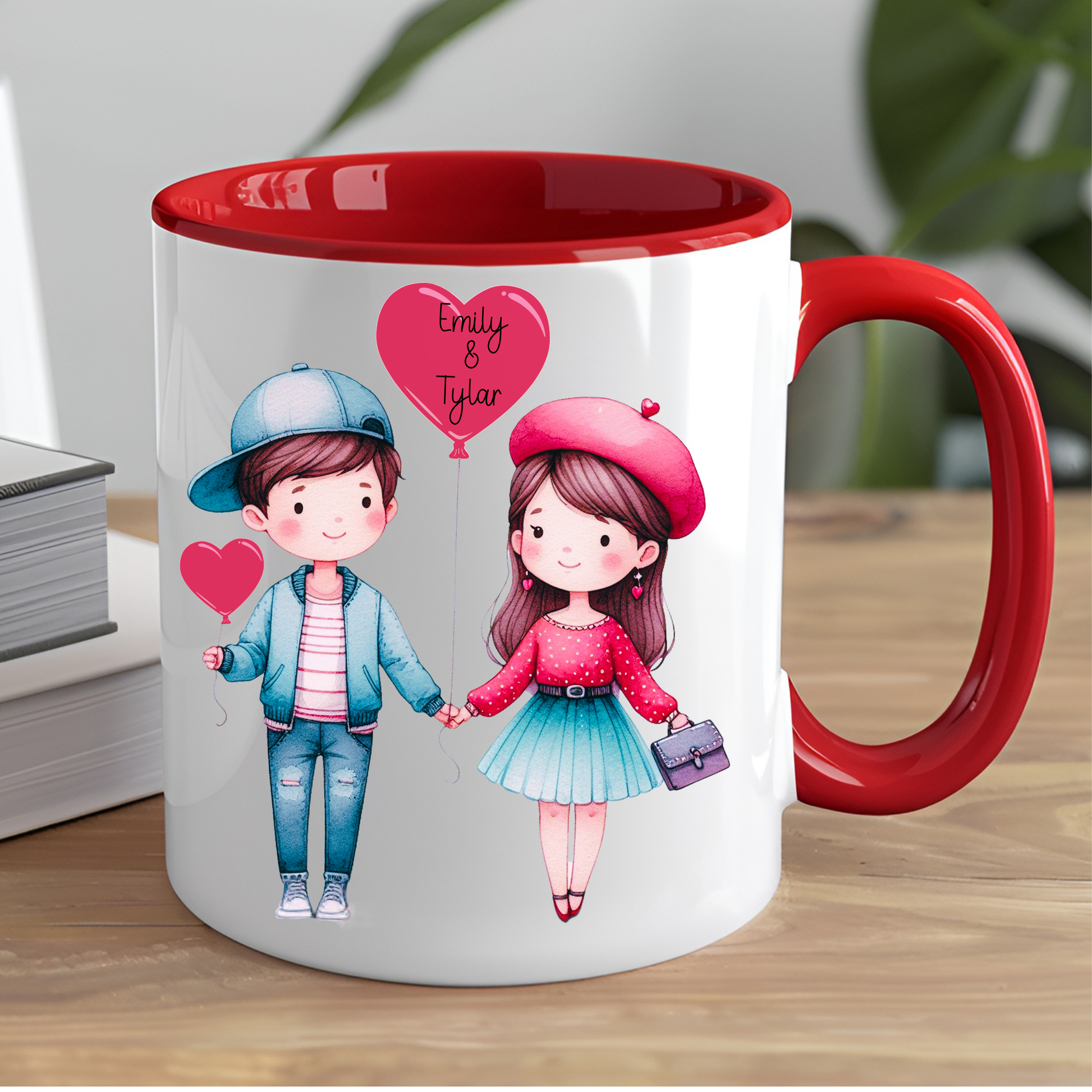 Valentine's Day Mug - Personalised Couple Valentine's Mug Gift