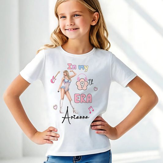 Swiftie birthday t-shirt, taylor swift personalised, in my birthday era, Taylor swift birthday, Taylor Swift with name