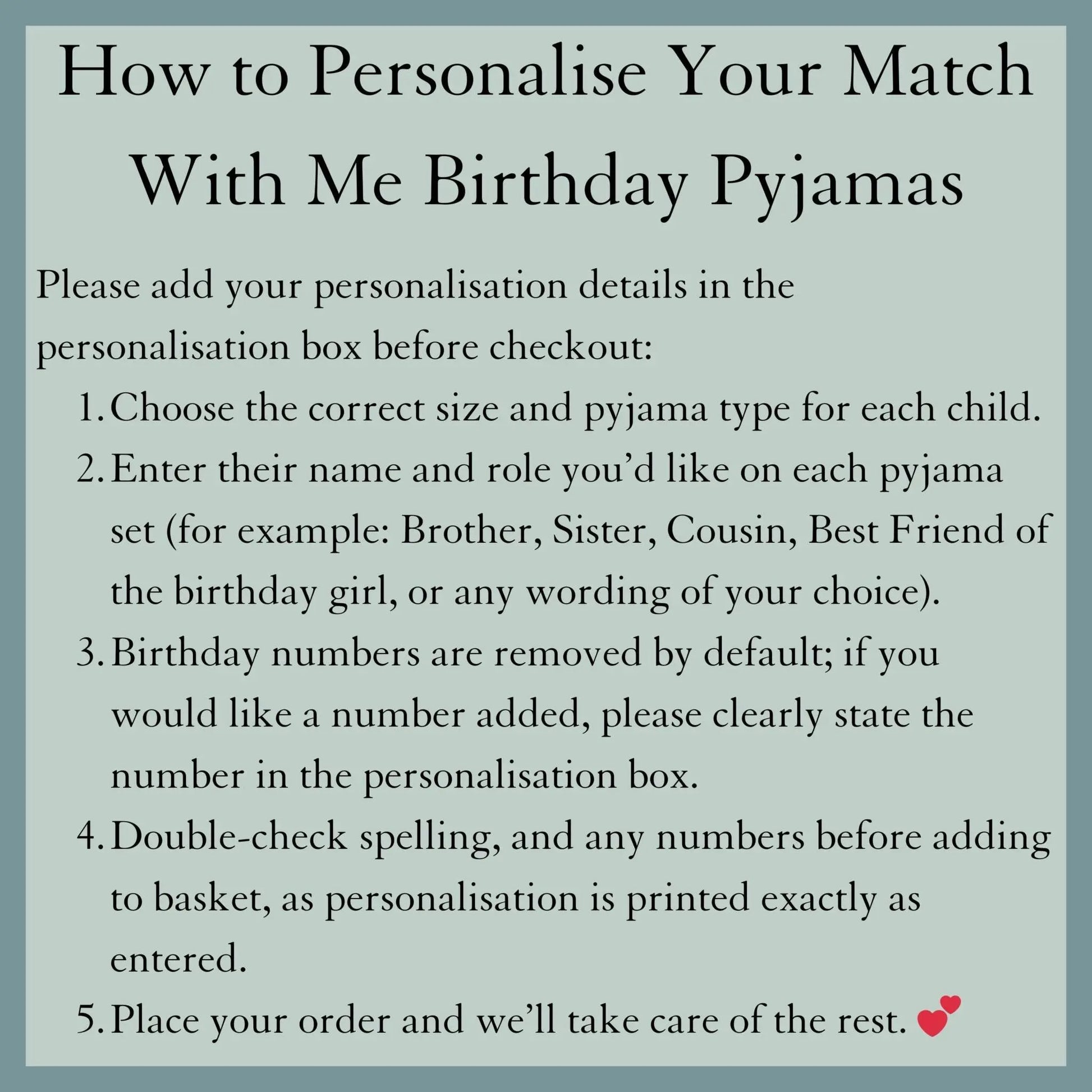 Ms Rachel Matching Sibling birthday Pyjamas: Ms Rachel Match With Me personalised pyjamas with sibling birthday design and names. Sister of the birthday girl, brother of the birthday boy, 