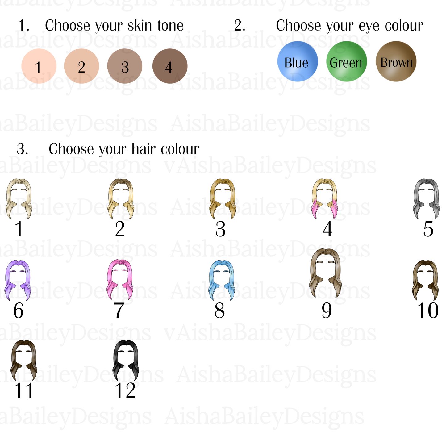 choice sheet
