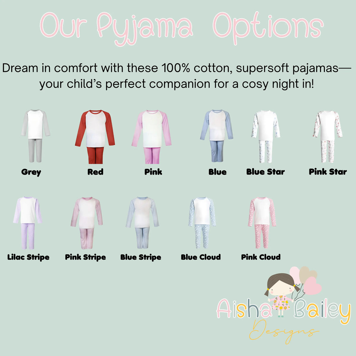 Check Personalised Pyjamas Girls Custom Pyjama Service - Design Your Own Personalised Pyjamas ...