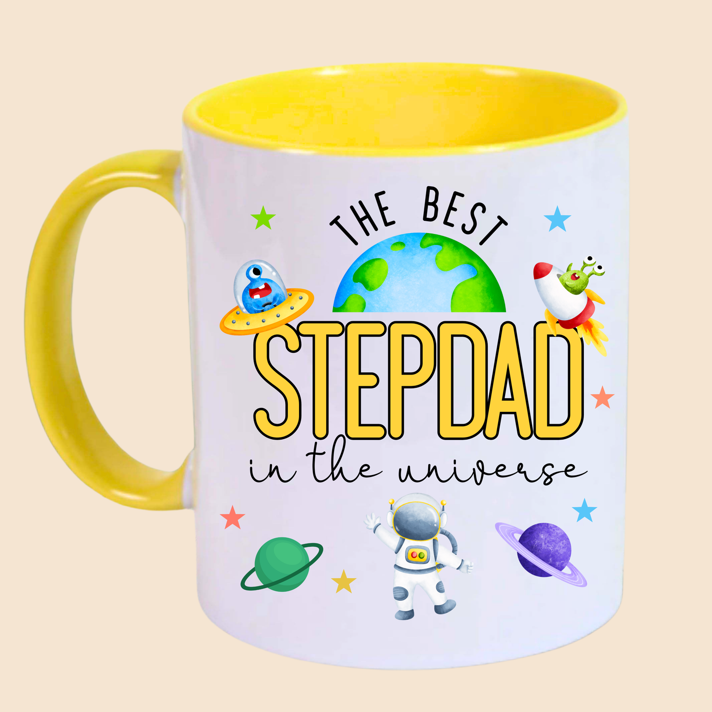 Personalised Stepdad Mug, Daddy Coffee Cup, Father's Day Mug, Gift for StepDad, StepDad Birthday Gift