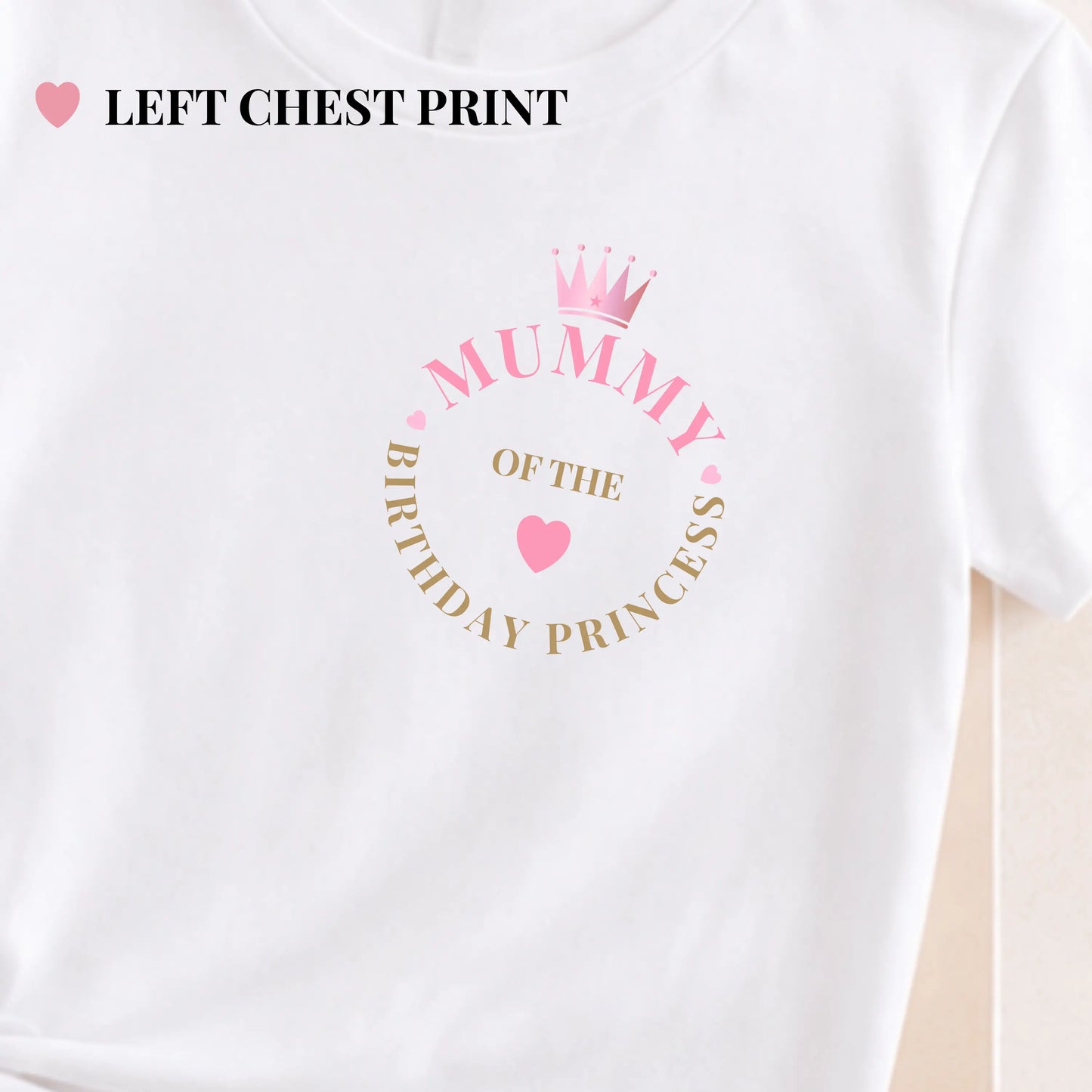 Personalised Birthday Squad Clothing – Matching Birthday Princess Family T-Shirts AishaBaileyDesigns